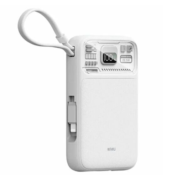 Wiwu Wi-P016 22.5w 10000mAH Powerbank White1